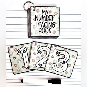 Toddler Number Tracing Busy Book